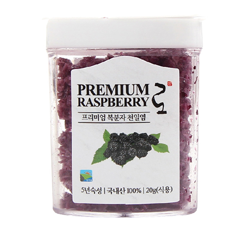 프리미엄 천일염 로 flavor salt 20g(미니어쳐) - 복분자