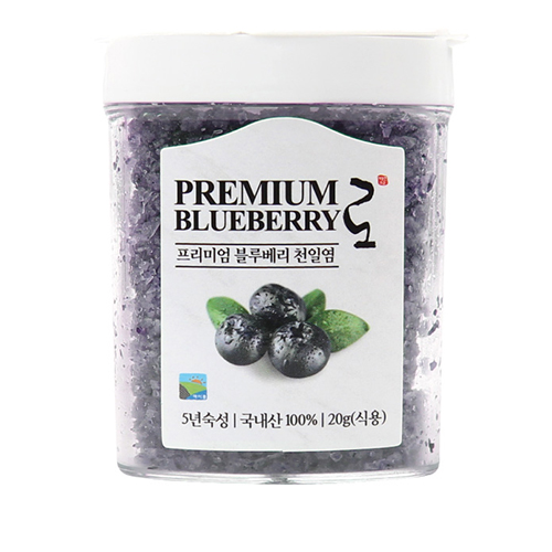 프리미엄 천일염 로 flavor salt 20g(미니어쳐) - 블루베리